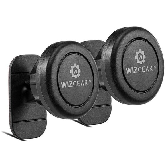 WizGear Magnetic Phone Car MountUniversal Stick on (2 Pack) Magnetic-NEW
